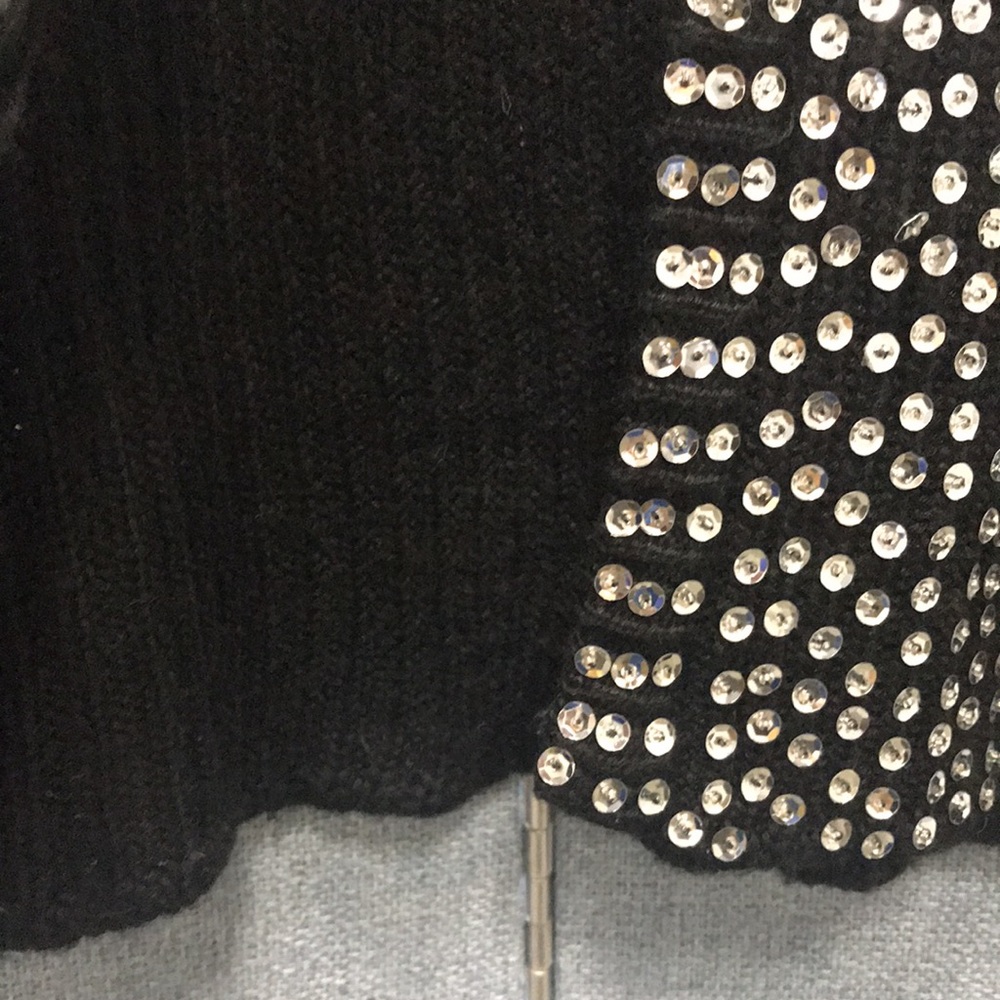 Sequin Sweater Jacket - Picture 4 of 7